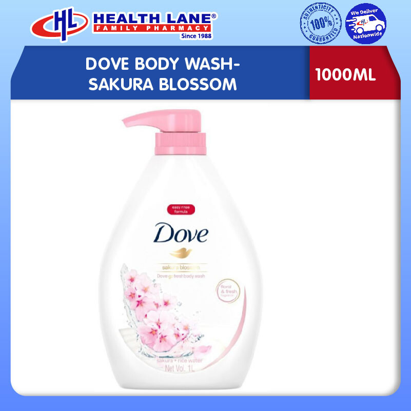DOVE SABUN BADAN- SAKURA BLOSSOM (1000ML)